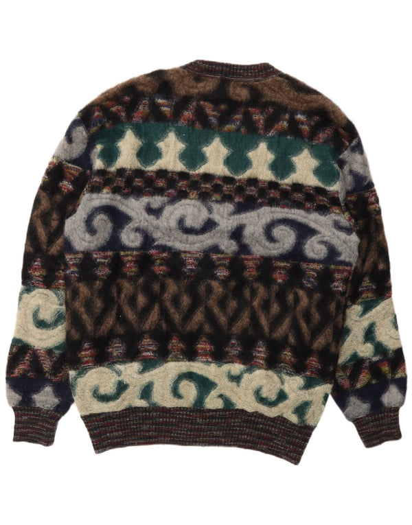 Missoni Mens Abstract Pattern Cardigan Sweater IT 48 Medium Multicoloured D