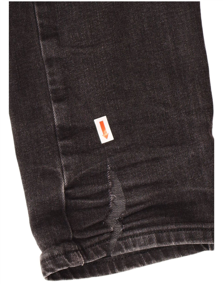 HOLLISTER Mens Skinny Jeans W32 L34 Black Cotton