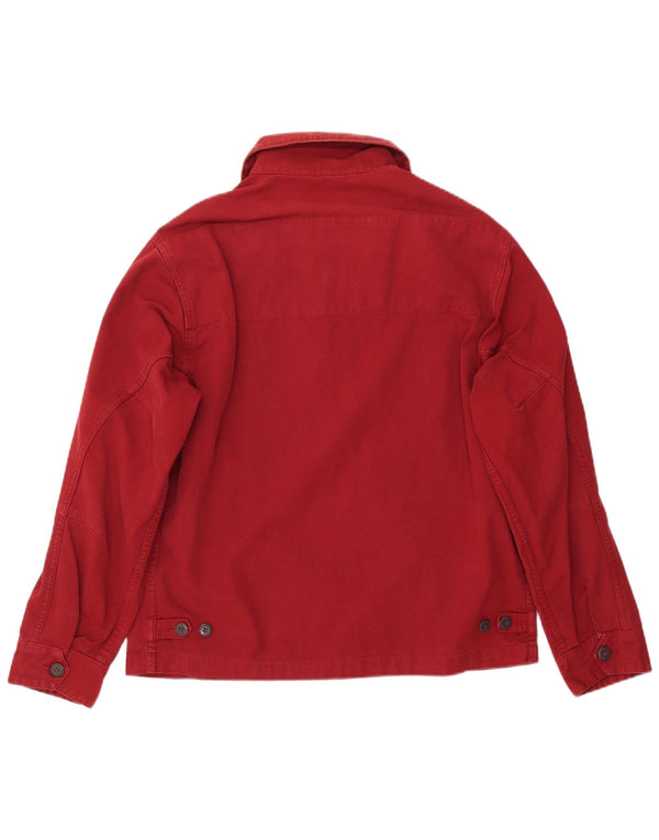 MURPHY & NYE Mens Sailwear Bomber Jacket UK 38 Medium Red Cotton