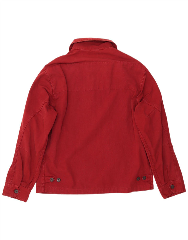 MURPHY & NYE Mens Sailwear Bomber Jacket UK 38 Medium Red Cotton