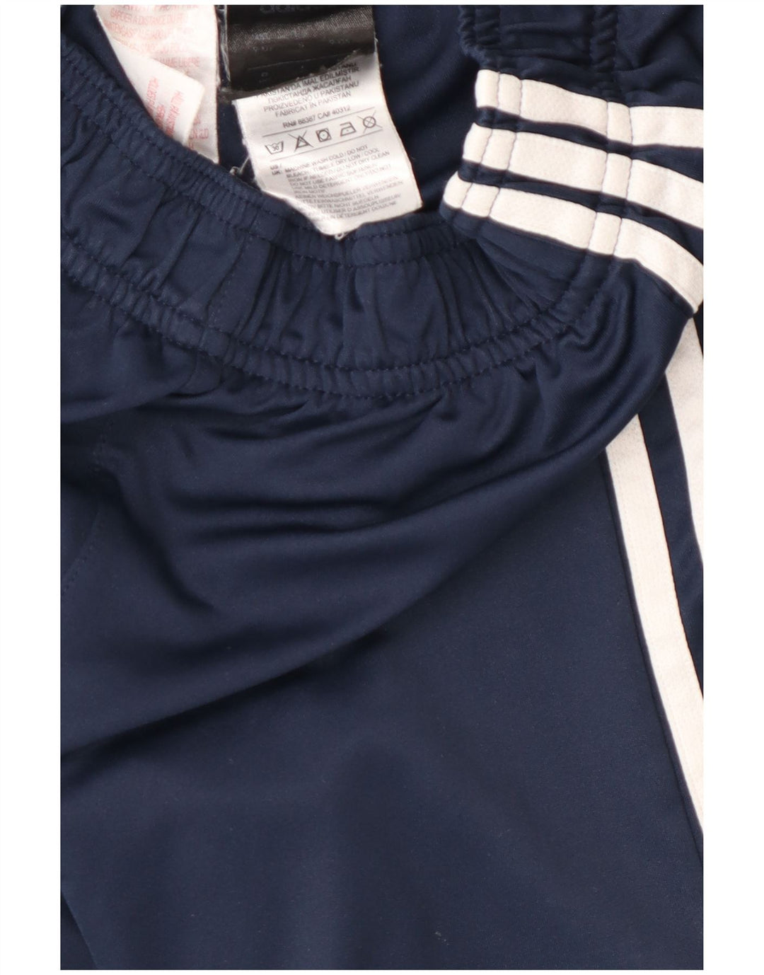 ADIDAS Boys Sport Shorts 9-10 Years  Navy Blue Polyester