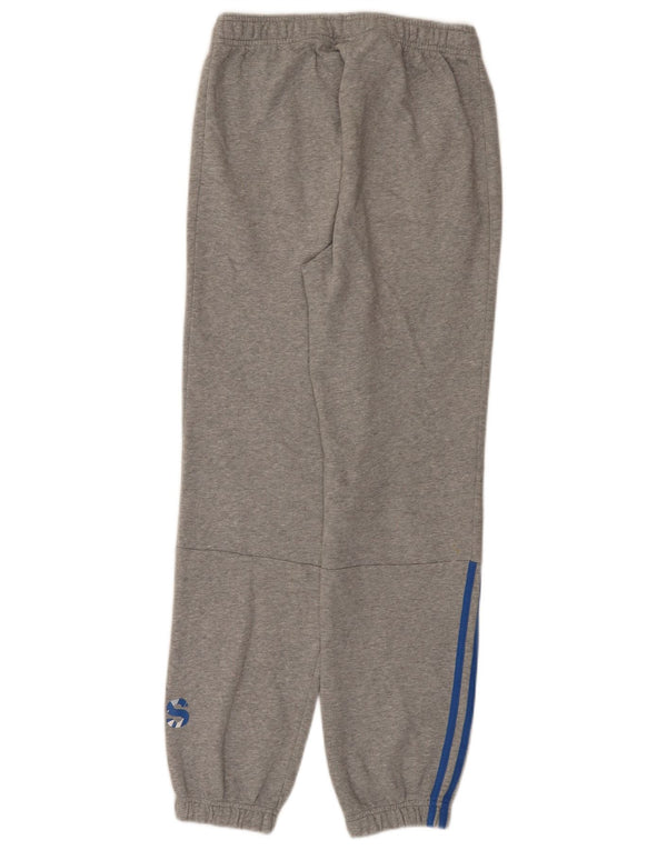 Adidas Boys Graphic Tracksuit Trousers Joggers 13-14 Years Grey Flecked