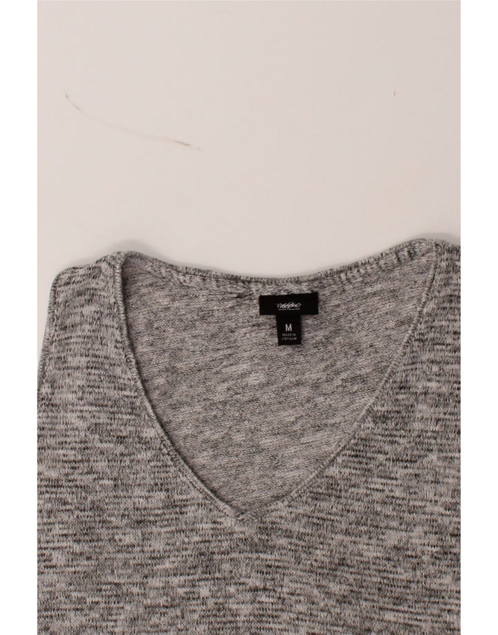 MOSSIMO Womens Vest Tank Top UK 14 Medium Grey Rayon Vintage Mossimo and Second-Hand Mossimo from Messina Hembry 