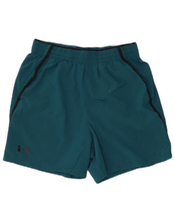 Under Armour Mens Sport Shorts Small Green Polyester