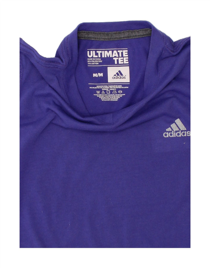 ADIDAS Girls T-Shirt Top 4-5 Years Medium  Blue Vintage Adidas and Second-Hand Adidas from Messina Hembry 