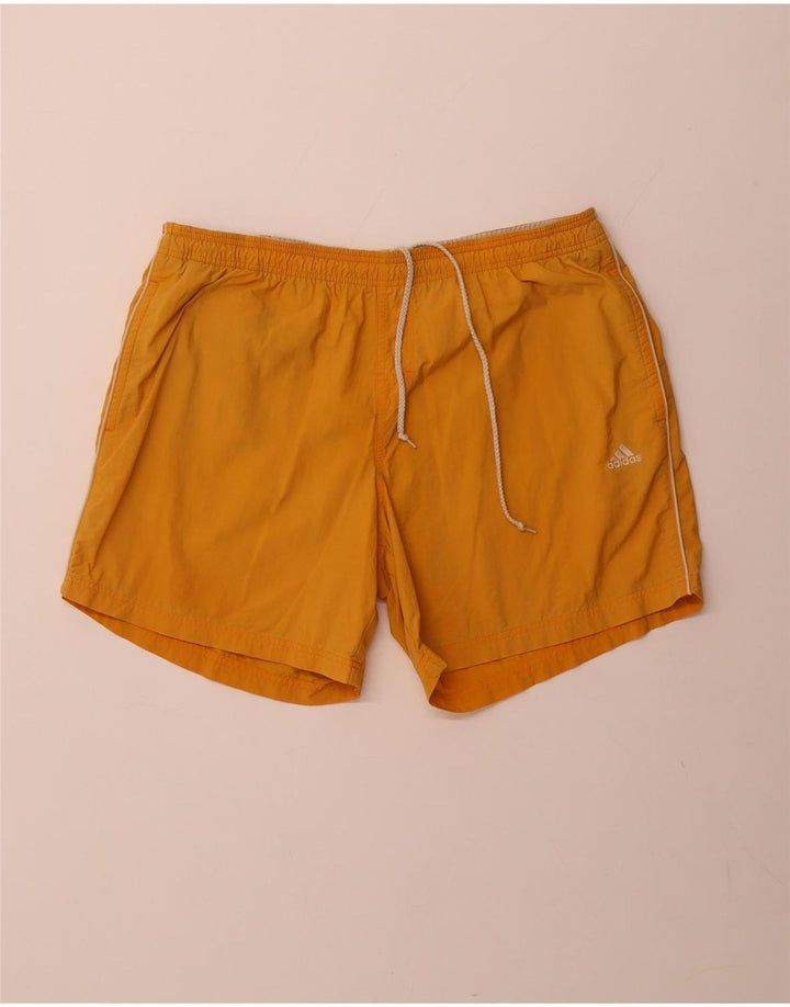 ADIDAS Mens Swimming Shorts XL Yellow Nylon