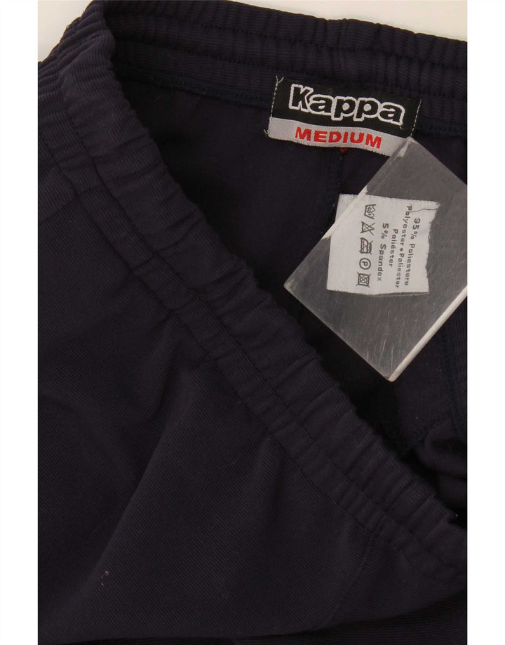 Kappa Mens Tracksuit Trousers Medium Navy Blue Polyester