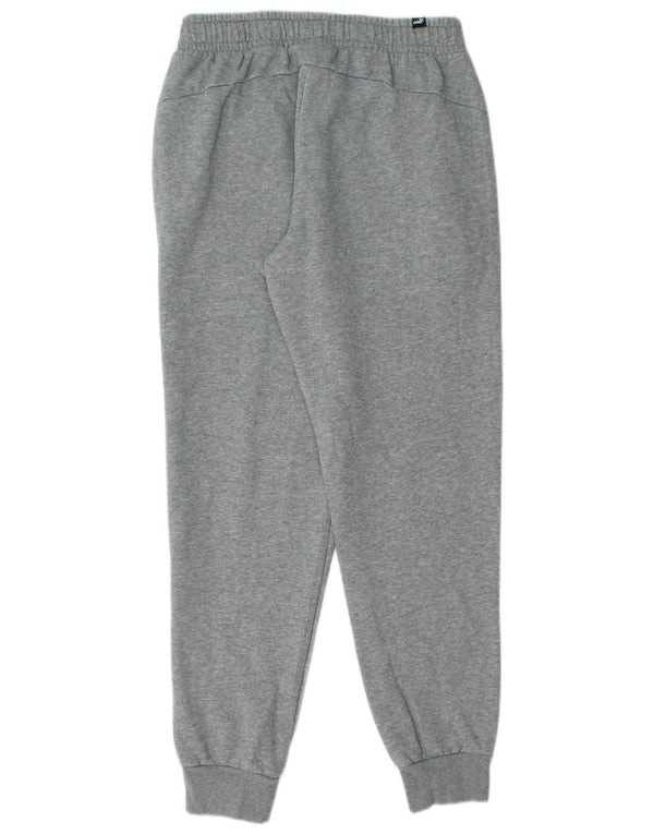 PUMA Mens Tracksuit Trousers Joggers Medium  Grey Cotton