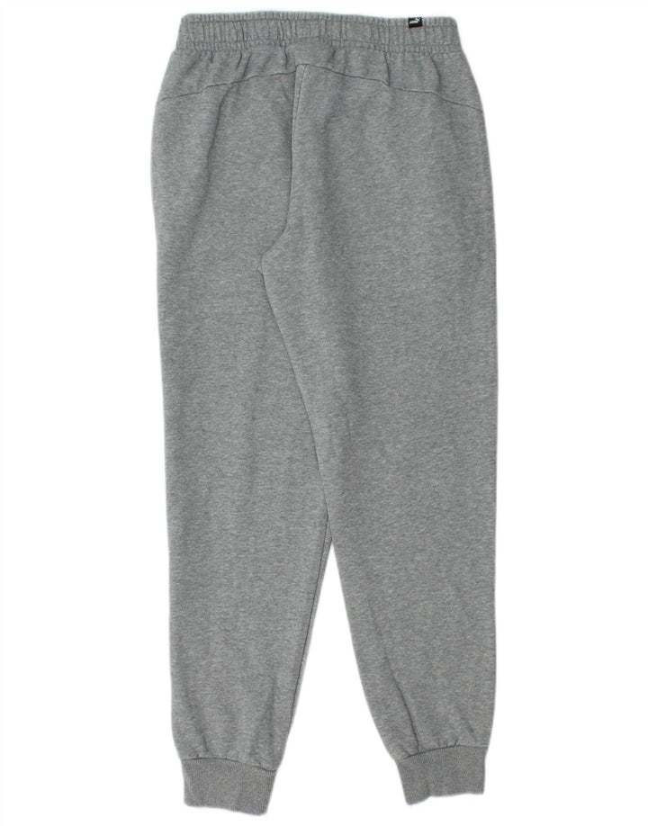 PUMA Mens Tracksuit Trousers Joggers Medium  Grey Cotton