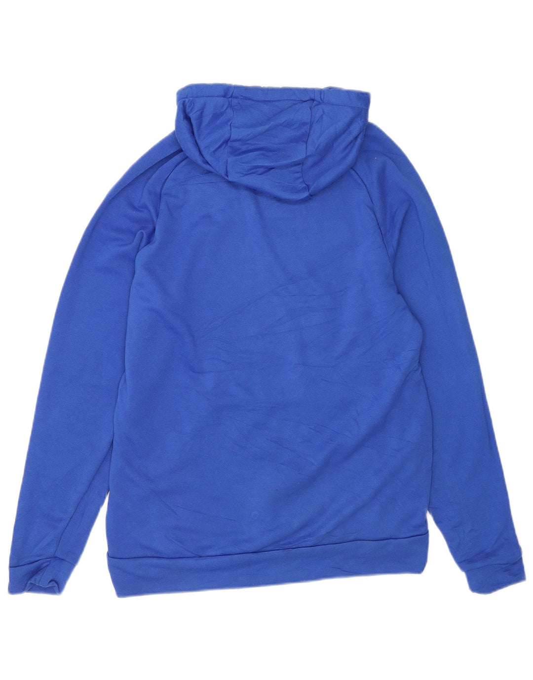 Nike Mens Dri Fit Graphic Hoodie Jumper Medium Blue Polyester