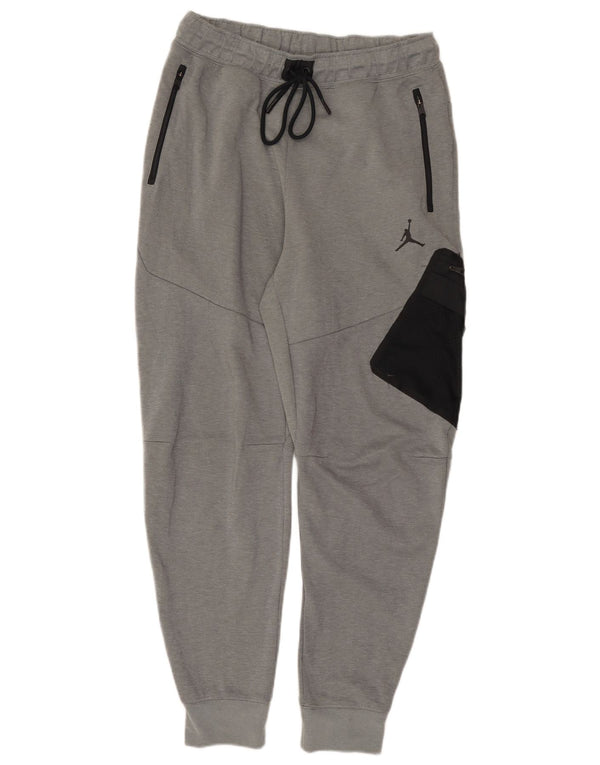Jordan Mens Cargo Tracksuit Trousers Joggers Medium Grey Colourblock