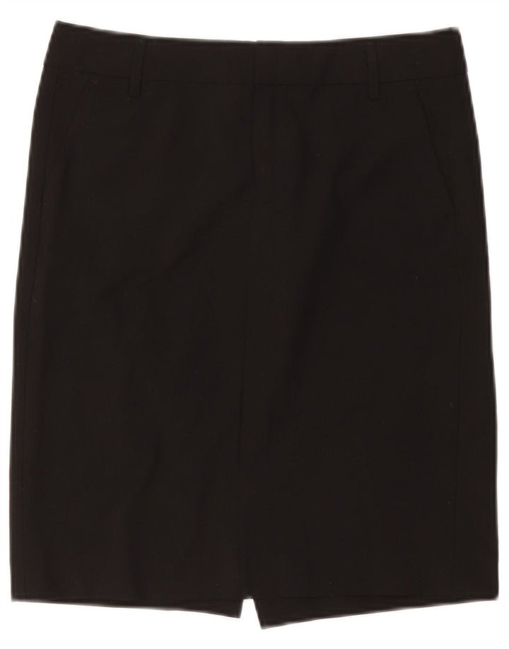 Gap Womens Pencil Skirt W28 Medium Black Polyester