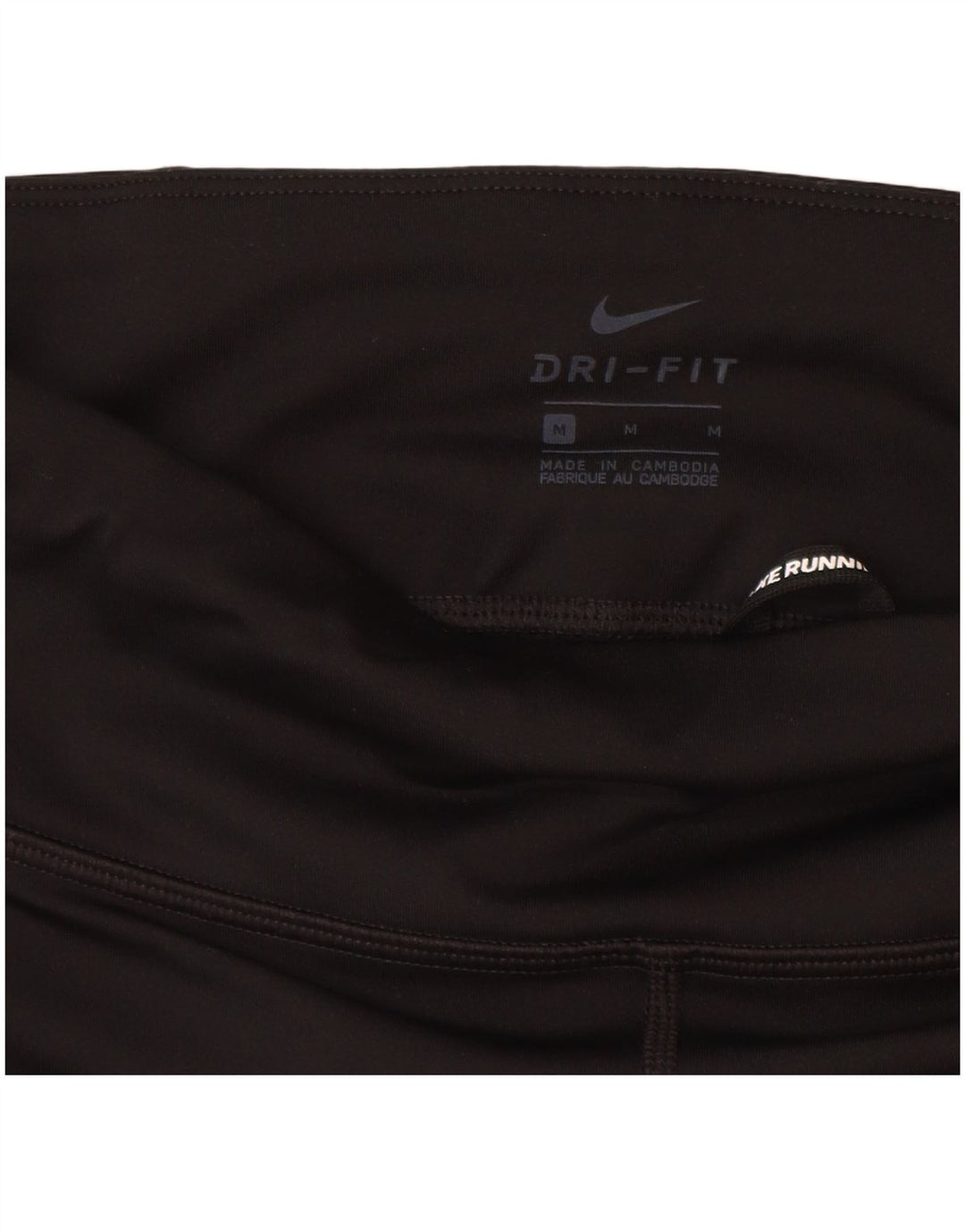 Nike Womens Dri Fit Capri Leggings UK 12 Medium  Black