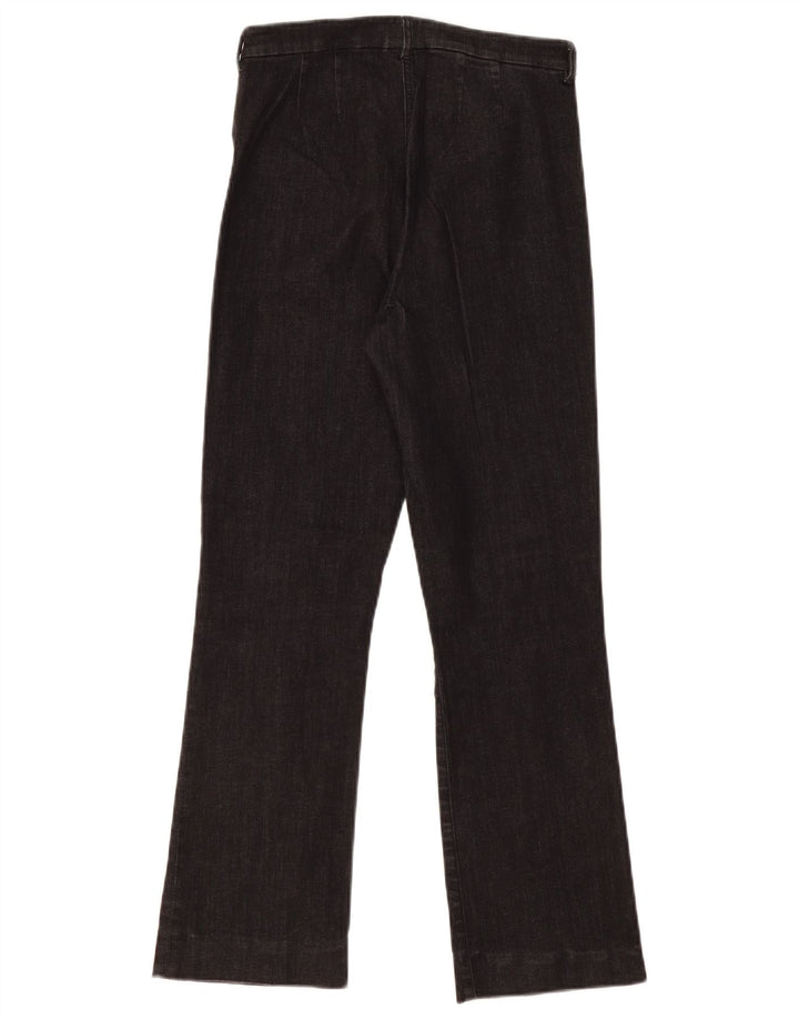 MAX MARA Womens Bootcut Jeans UK 10 Small W28 L28 Grey Cotton