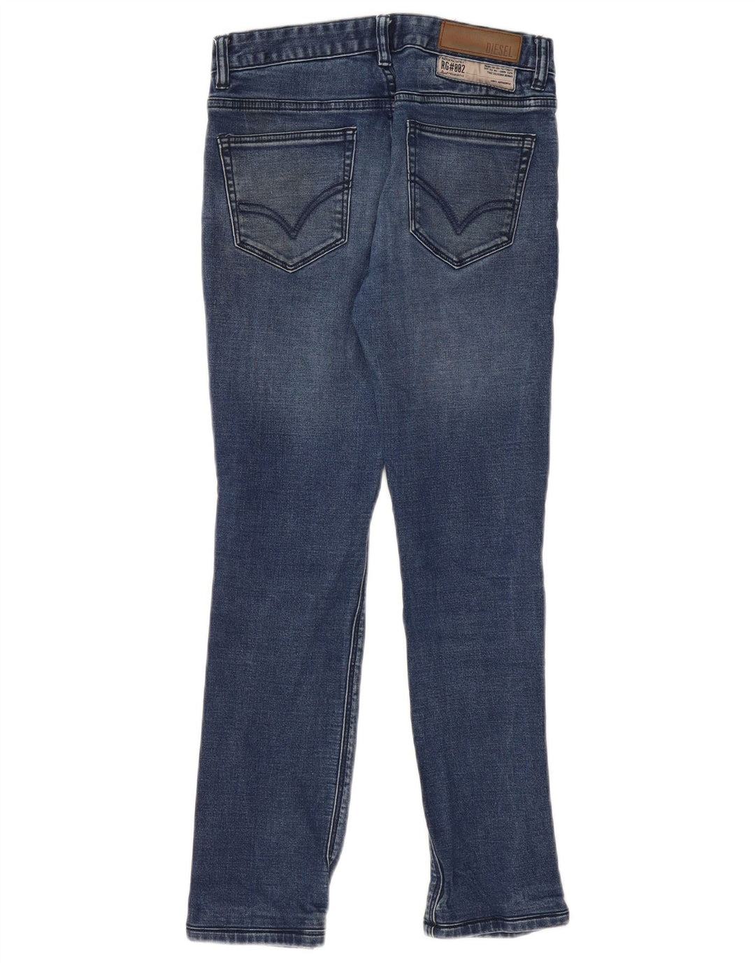 DIESEL Womens Sleenker Slim Jeans W28 L28 Blue Cotton