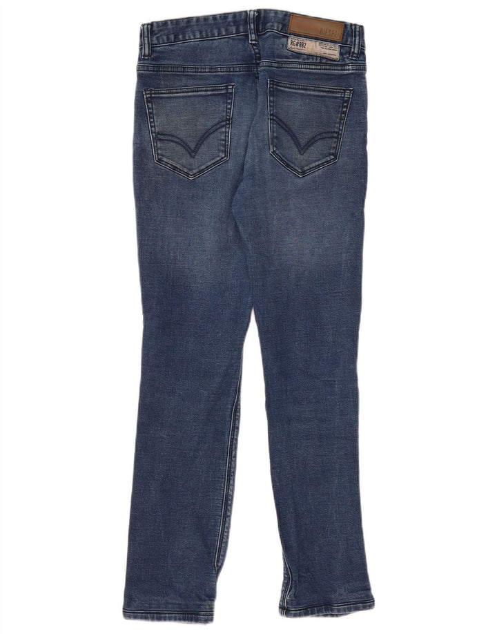 DIESEL Womens Sleenker Slim Jeans W28 L28 Blue Cotton