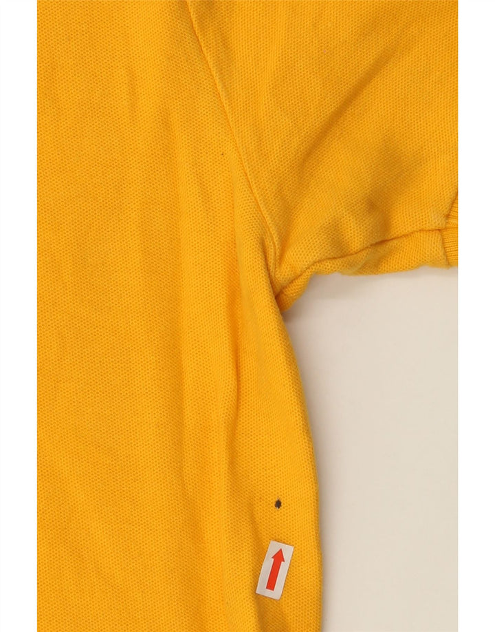 TOMMY HILFIGER Mens Polo Shirt Medium Yellow Cotton Vintage Tommy Hilfiger and Second-Hand Tommy Hilfiger from Messina Hembry 