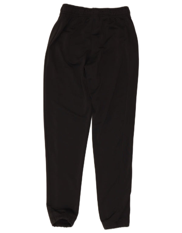 ADIDAS Boys Tracksuit Trousers Joggers 11-12 Years  Black Polyester