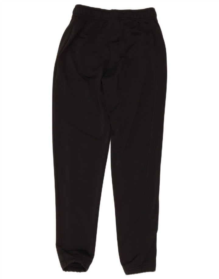 ADIDAS Boys Tracksuit Trousers Joggers 11-12 Years  Black Polyester