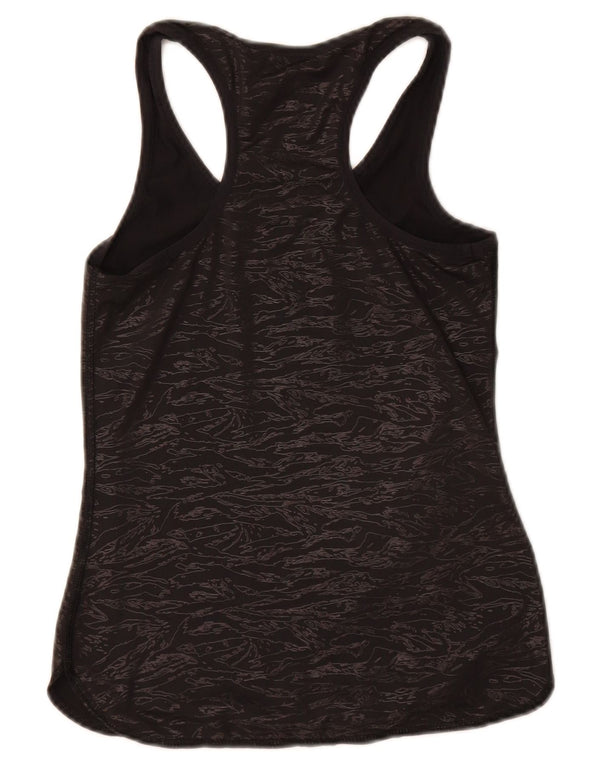 Champion Womens Abstract Pattern Vest Top UK 4 XS Black