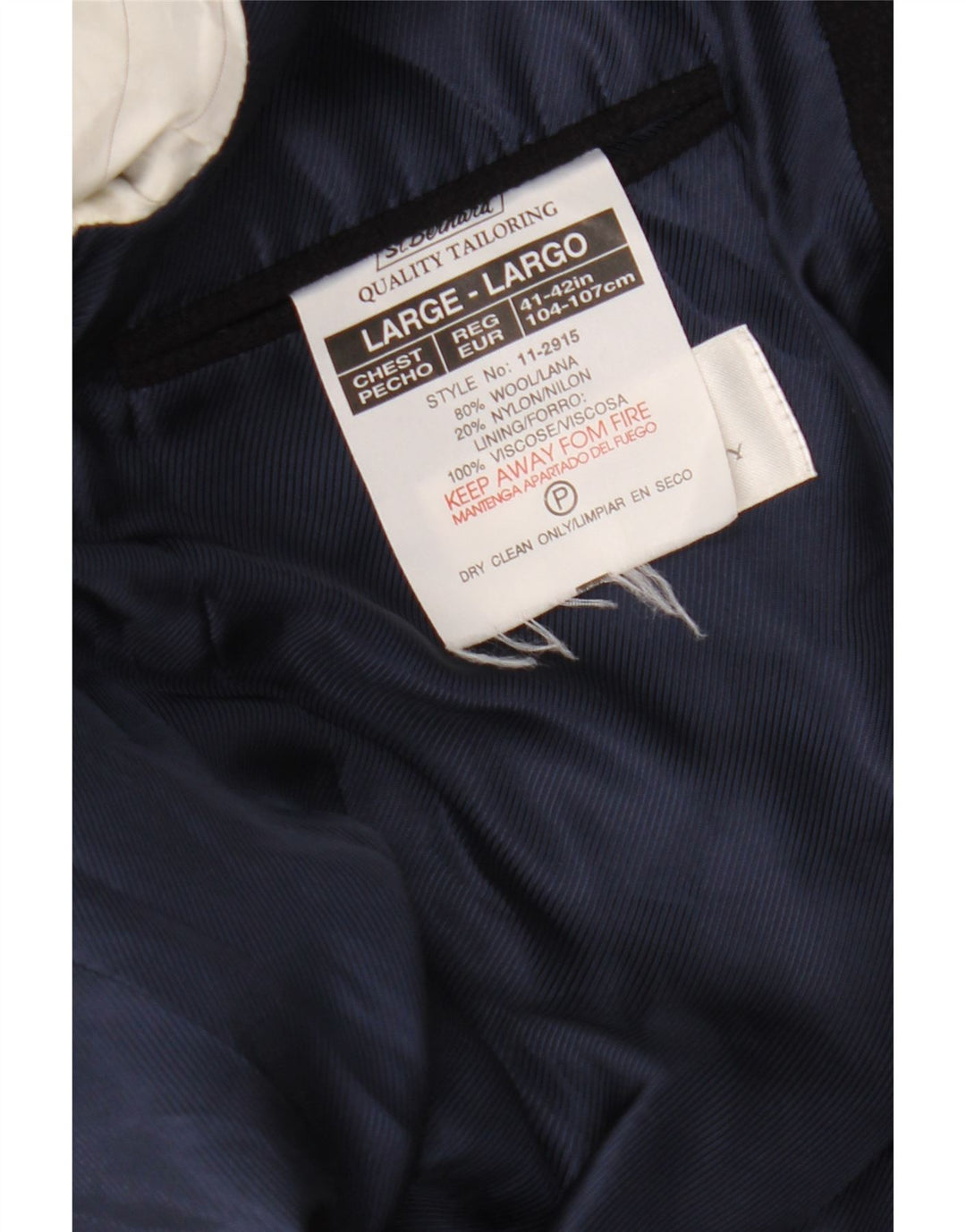 Mens 3 Button Blazer Jacket UK 40 Large