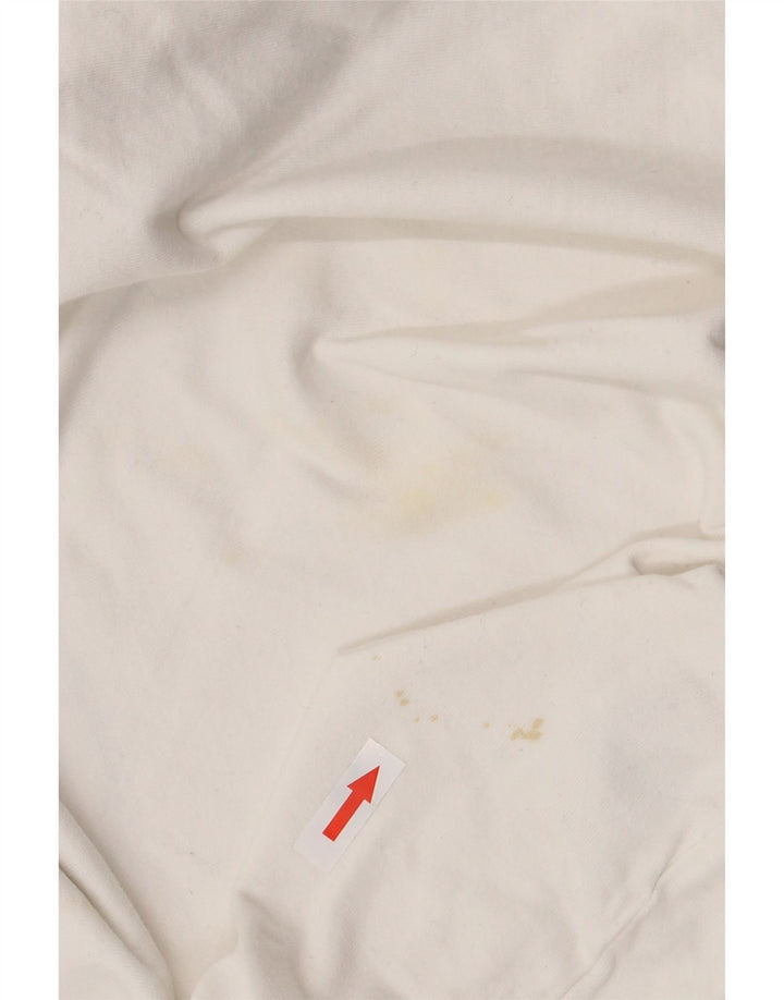 MURPHY & NYE Mens Graphic Top Long Sleeve Medium White