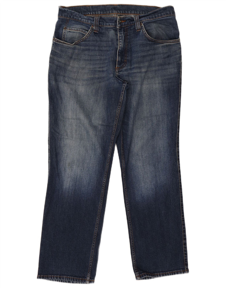 Mustang Mens Straight Jeans W36 L30 Blue
