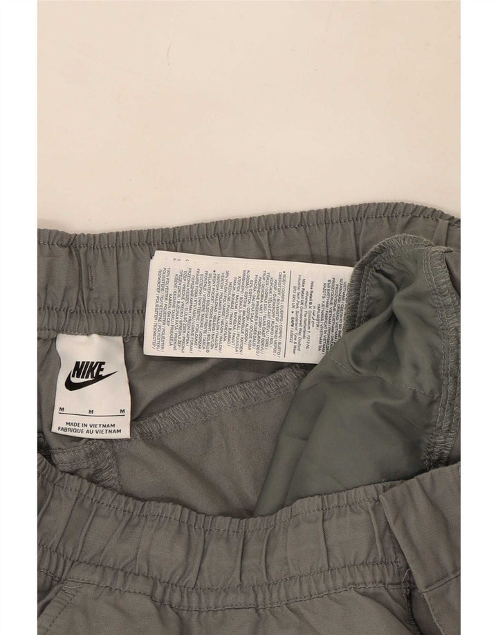 Nike Mens Straight Cargo Trousers Medium W30 L27 Grey Cotton