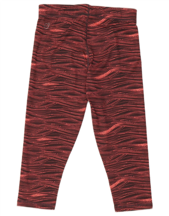 Puma Womens Abstract Pattern Capri Leggings UK 10 Small Multicoloured