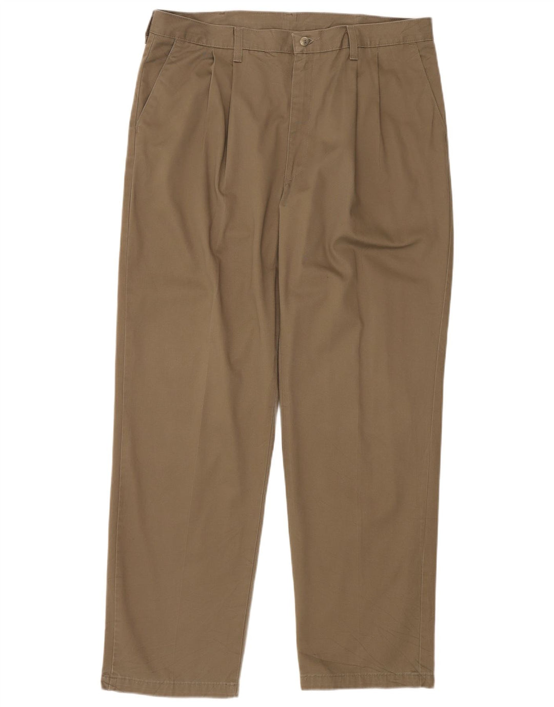 WRANGLER Mens Pegged Chino Trousers W38 L32 Beige Cotton