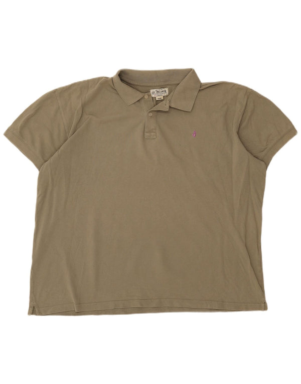 Marlboro Classics Mens Polo Shirt 4XL Khaki