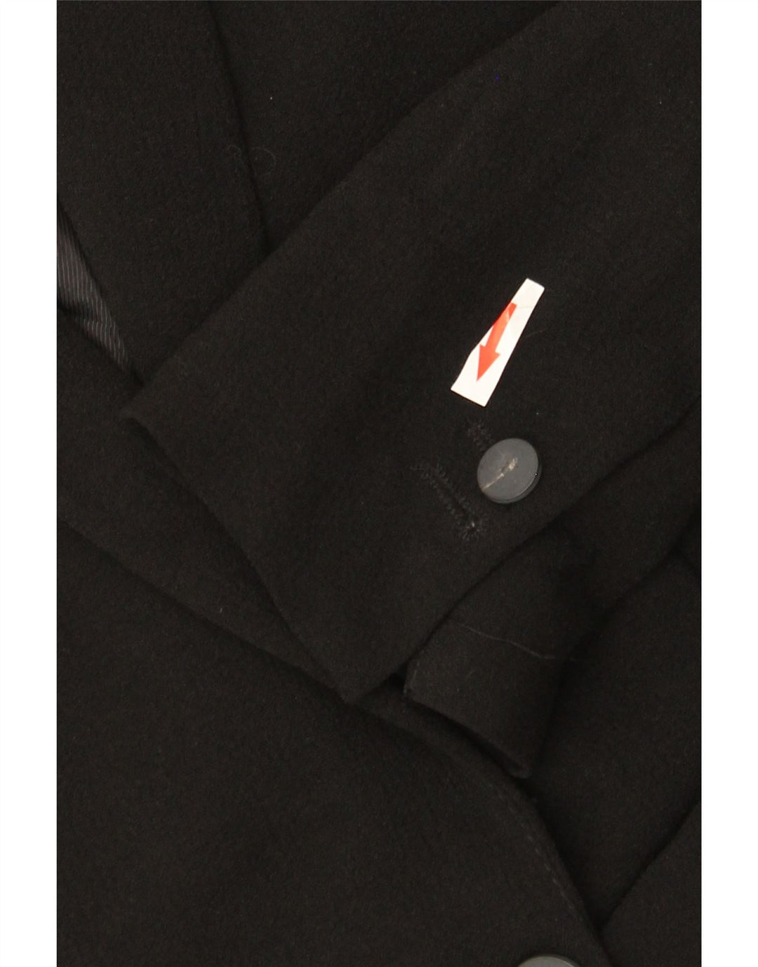 Zara Womens 1 Button Blazer Jacket UK 6 XS Black