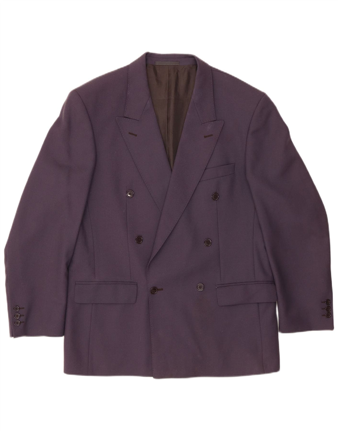 DOUGLAS Mens Double Breasted Blazer Jacket EU 50 Large Navy Blue