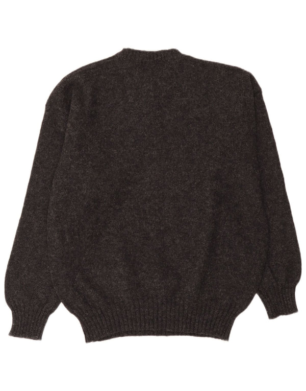 Les Copains Mens Crew Neck Jumper Sweater Large Grey