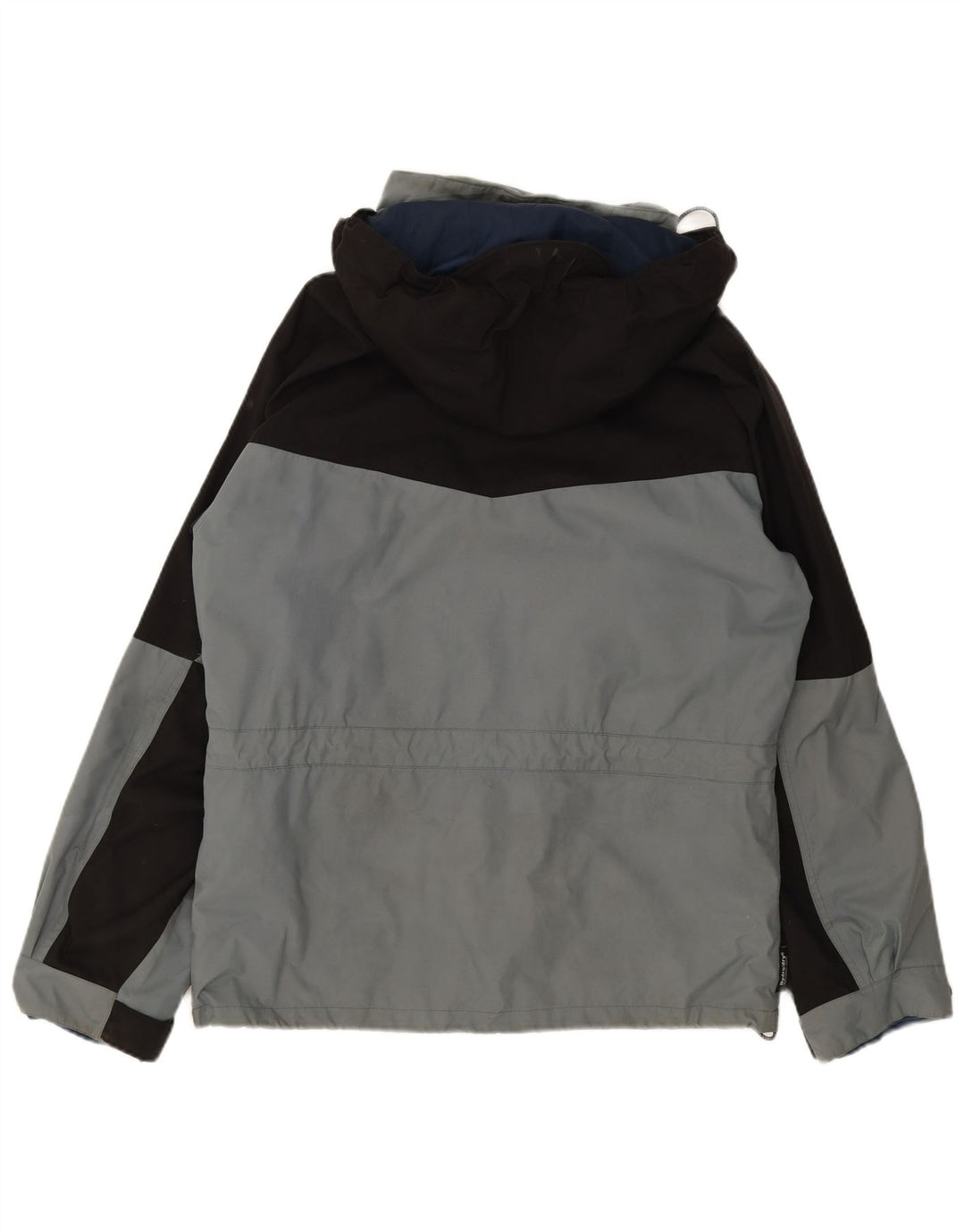 Sprayway Mens Hooded Rain Jacket UK 38 Medium Grey Colourblock Polyamide