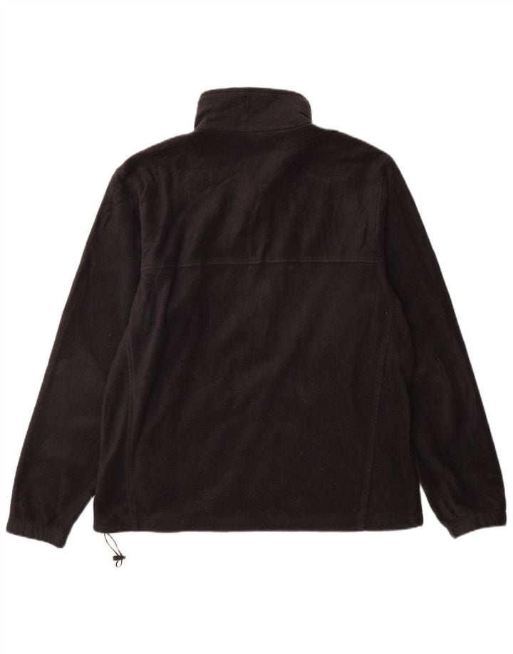 Columbia Mens Fleece Jacket UK 40 Large Black Polyester