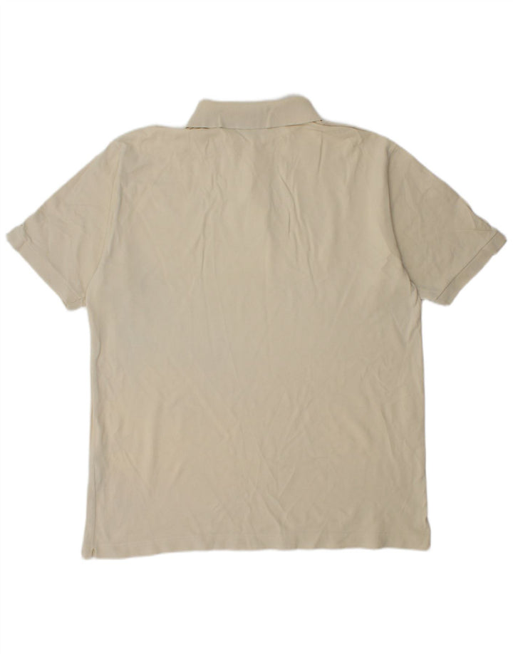 Kappa Mens Polo Shirt XL White Cotton