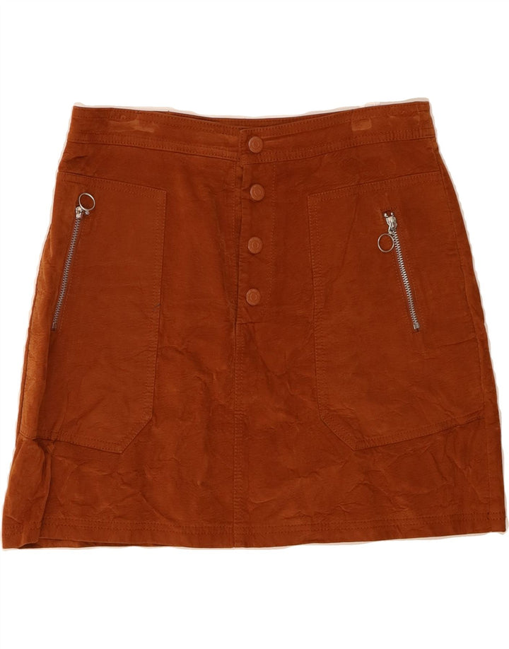 PIMKIE Womens Mini Skirt IT 44 Medium W32 Brown Cotton Vintage Pimkie and Second-Hand Pimkie from Messina Hembry 