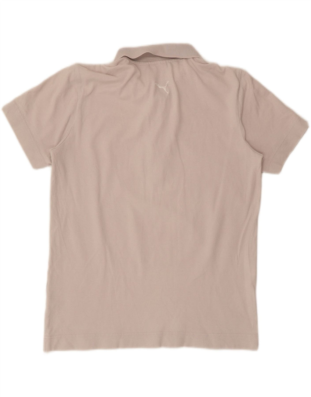 Puma Mens Polo Shirt Small Grey Colourblock