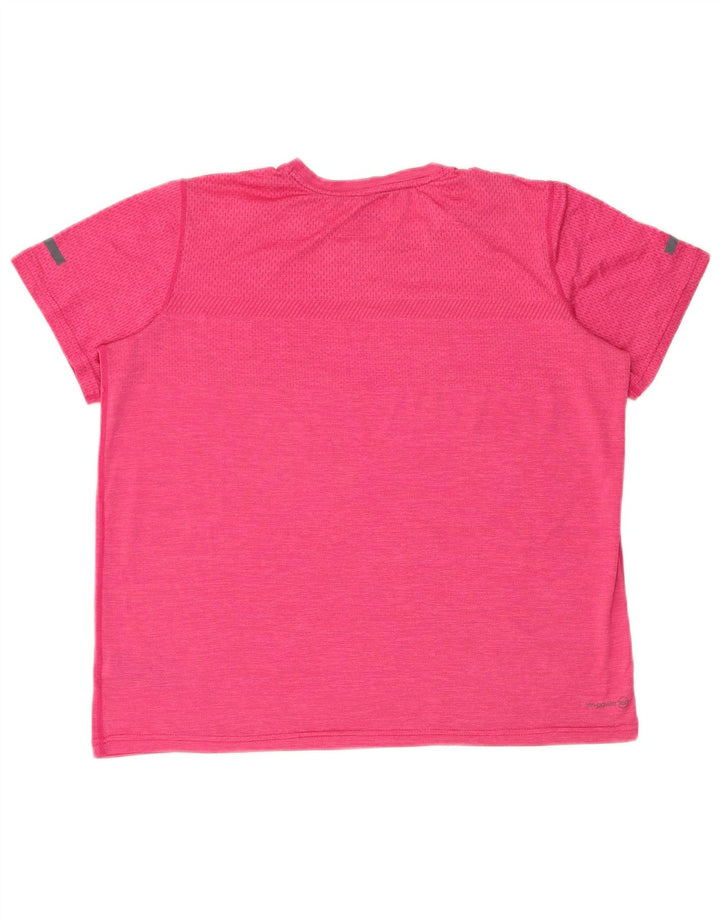 Russell Athletic Girls Husky T-Shirt Top 14-15 Years XL Pink Nylon