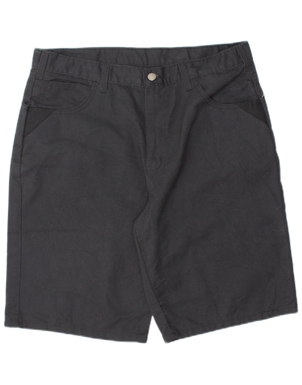 DICKIES Mens Casual Shorts W36 Large Black Polyester