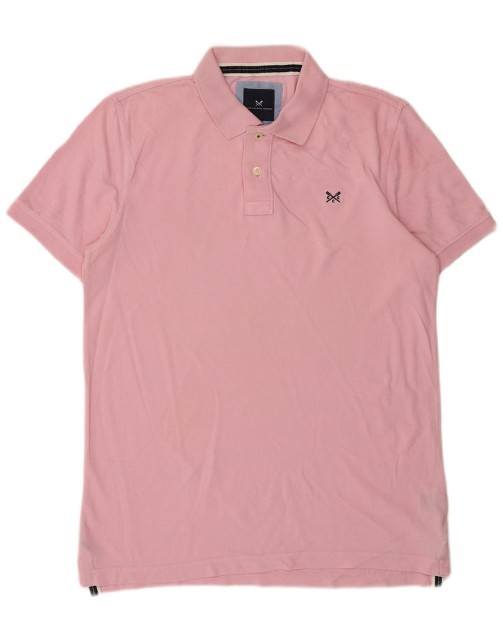 J. Crew Mens Polo Shirt Medium Pink Cotton
