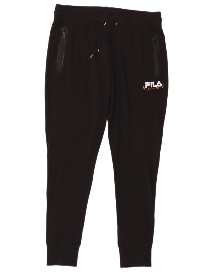 Fila Mens Tracksuit Trousers Joggers XL  Black Polyester
