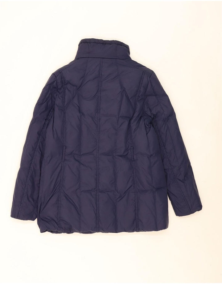 RALPH LAUREN Womens Padded Jacket UK 16 Large Navy Blue Polyester