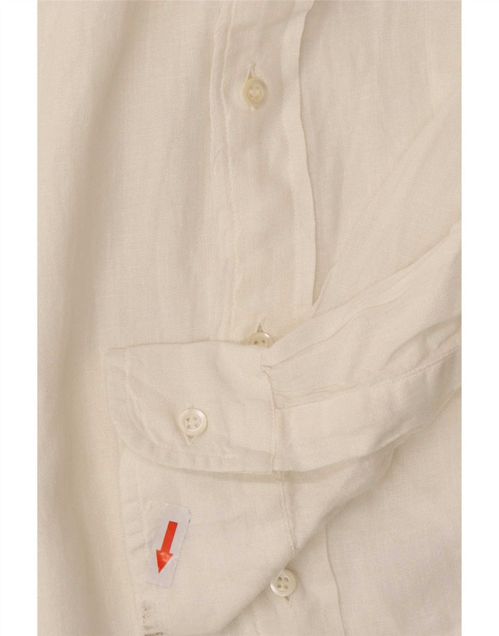 Alberto Aspesi Mens Shirt Size 42 16 1/2 Large White