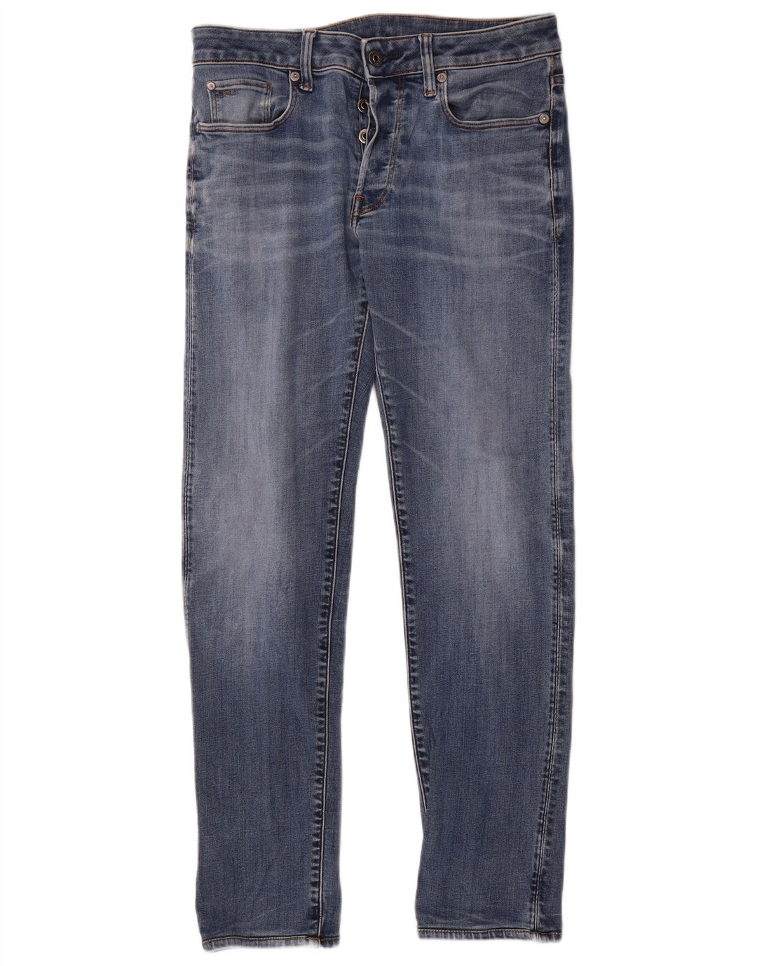 G-Star Womens Slim Jeans W29 L30 Blue Cotton