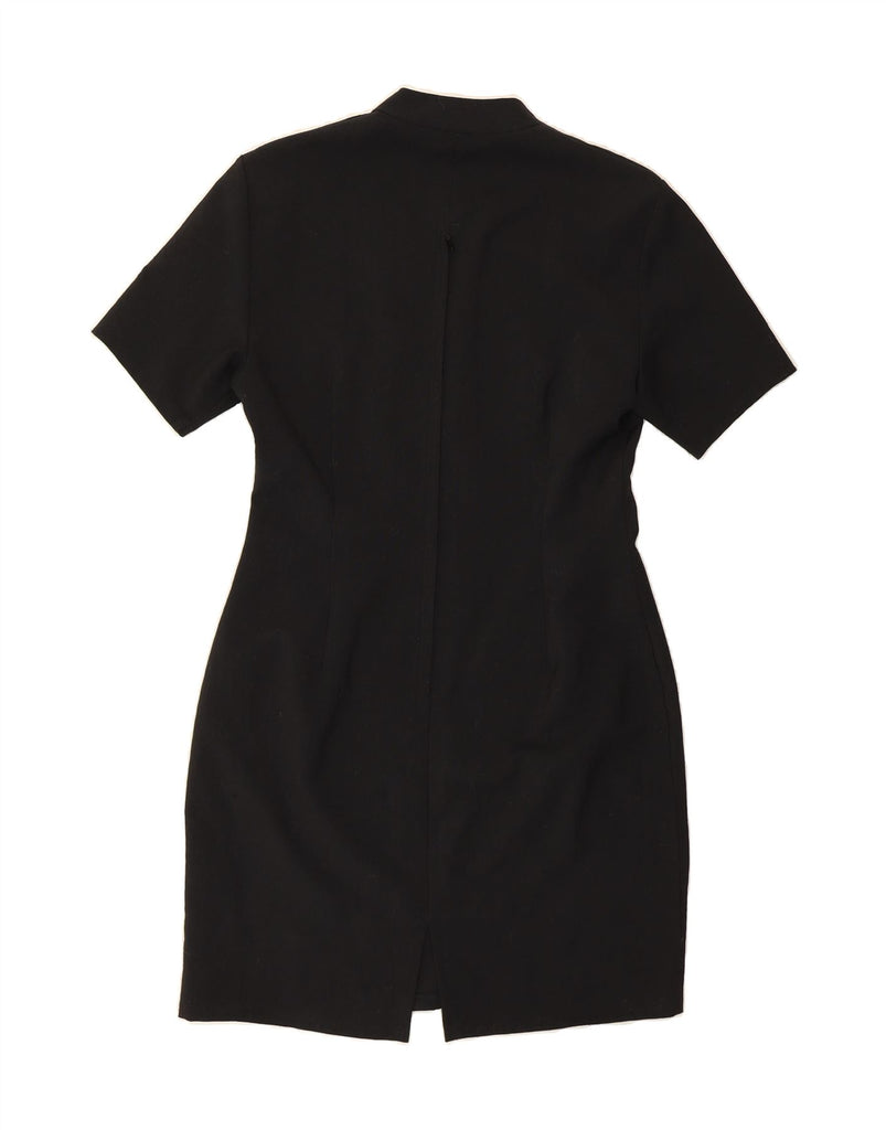 MISS SELFRIDGE Womens Sheath Dress UK 14 Medium Black Polyester Vintage Miss Selfridge and Second-Hand Miss Selfridge from Messina Hembry 