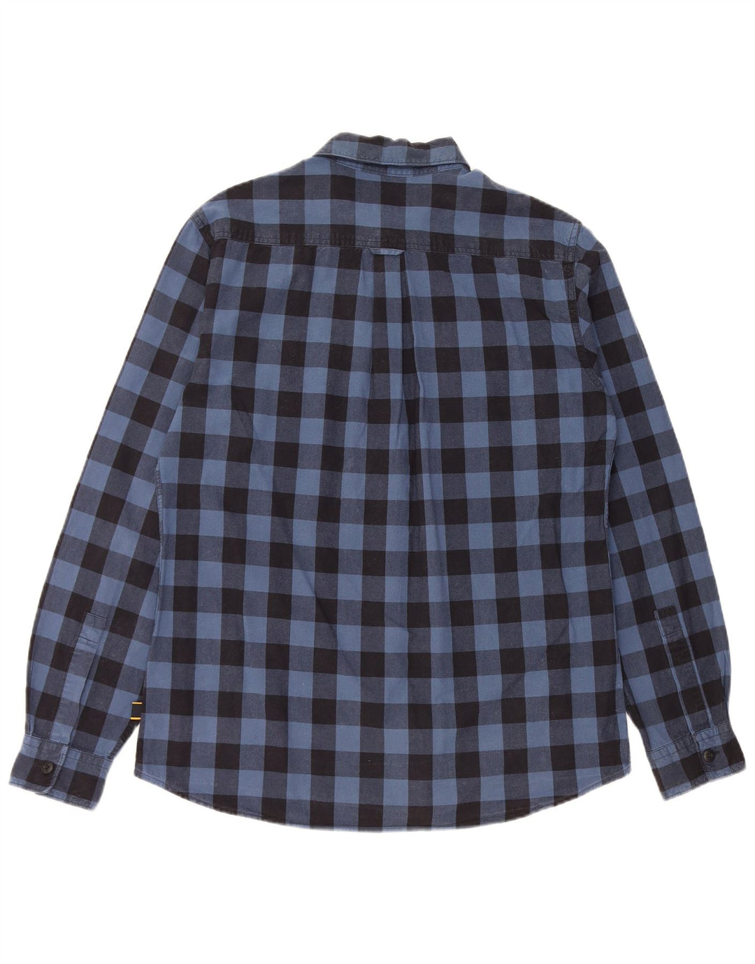 Barbour Mens Shirt Medium Blue Gingham Cotton