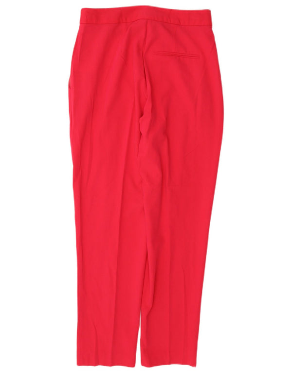 Marks & Spencer Womens Tapered Chino Trousers UK 8 Small W27 L27 Pink