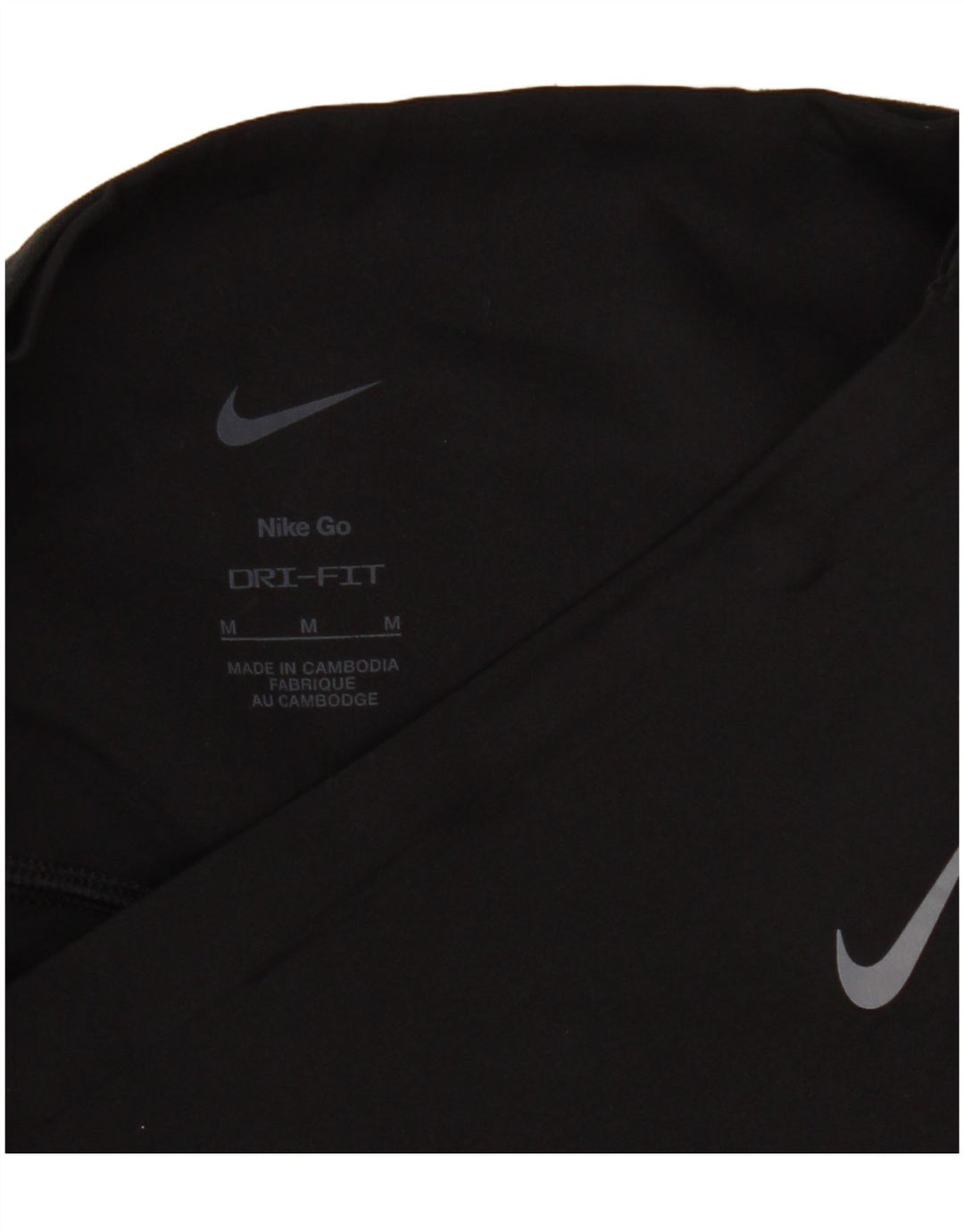 NIKE Womens Dri Fit Capri Leggings UK 12 Medium  Black